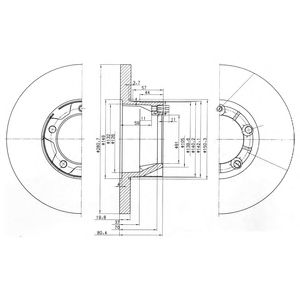 DELPHI bg2163 -  Тормозной диск