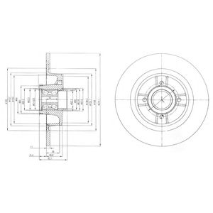 DELPHI bg9029rsc -  Диск тормозной