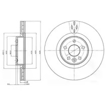 DELPHI bg9077c -  Тормозной диск