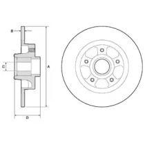 DELPHI bg9132rsc -  Диск тормозной