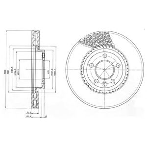 DELPHI bg9892 -  Тормозной диск