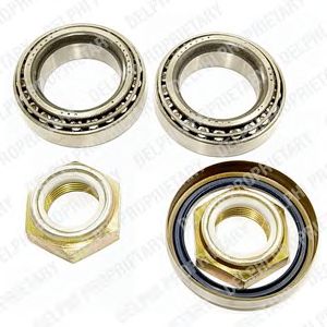 DELPHI bk401 -  Комплект подшипника ступицы колеса