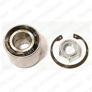 DELPHI bk498 -  Комплект подшипника ступицы колеса