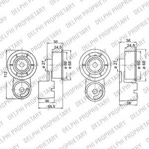 DELPHI kdb275 -  Комплект ремня ГРМ