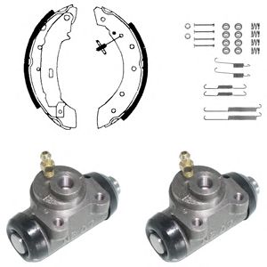 DELPHI kp1064 -  Комплект тормозных колодок