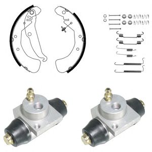 DELPHI kp1100 -  Комплект тормозных колодок