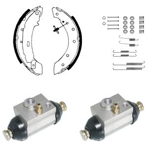 DELPHI kp929 -  Комплект тормозных колодок