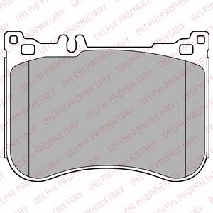 DELPHI lp2445 -  Комплект тормозных колодок, дисковый тормоз