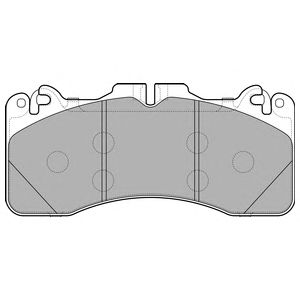 DELPHI lp2760 -  INTERCARS ДИСКОВЫЕ ТОРМОЗНЫЕ КОЛОДКИ, КОМПЛЕКТ