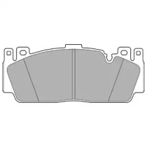 DELPHI lp3156 -  Комплект тормозных колодок, дисковый тормоз