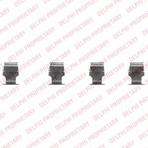 DELPHI lx0468 -  Комплектующие, колодки дискового тормоза