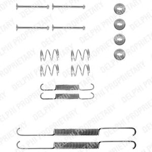 DELPHI ly1001 -  Комплектующие, тормозная колодка