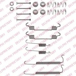 DELPHI ly1357 -  Комплектующие, тормозная колодка