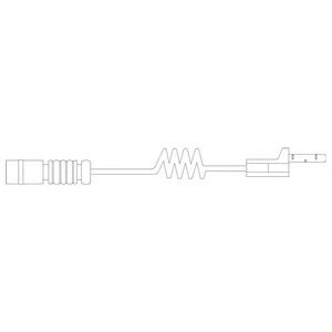 DELPHI lz0144 -  Контрольный контакт, контроль слоя тормозных колодок