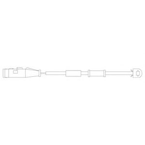 DELPHI lz0188 -  Контрольный контакт, контроль слоя тормозных колодок