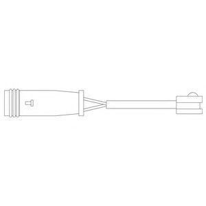 DELPHI lz0199 -  Контрольный контакт, контроль слоя тормозных колодок
