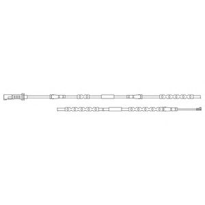DELPHI lz0236 -  Контрольный контакт, контроль слоя тормозных колодок