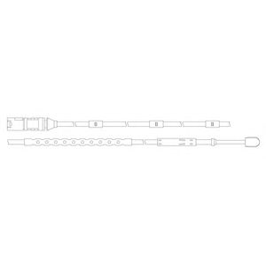 DELPHI lz0240 -  Контрольный контакт, контроль слоя тормозных колодок