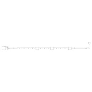 DELPHI lz0251 -  Контрольный контакт, контроль слоя тормозных колодок