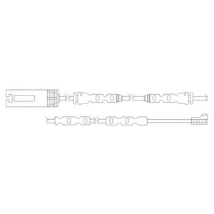 DELPHI lz0253 -  Контрольный контакт, контроль слоя тормозных колодок