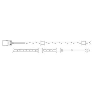 DELPHI lz0254 -  Контрольный контакт, контроль слоя тормозных колодок