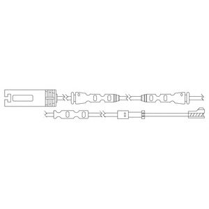 DELPHI lz0259 -  Контрольный контакт, контроль слоя тормозных колодок