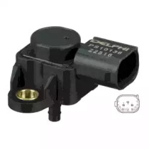DELPHI ps10136 -  Датчик, давление во впускном газопроводе