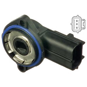 DELPHI ss1052812b1 -  Датчик, положение дроссельной заслонки