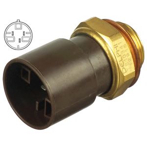 DELPHI ts10341 -  Термовыключатель, вентилятор радиатора