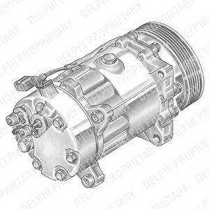 DELPHI tsp0155060 -  Компрессор, кондиционер