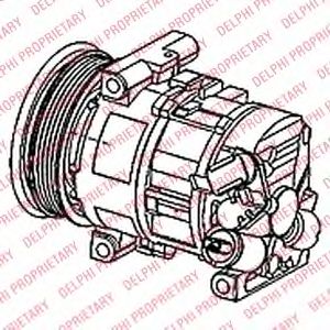 DELPHI tsp0155951 -  Компрессор, кондиционер