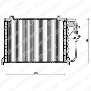 DELPHI tsp0225064 -  Конденсатор, кондиционер