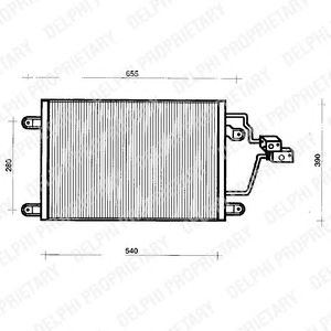 DELPHI tsp0225200 -  Конденсатор, кондиционер