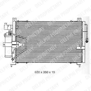 DELPHI tsp0225256 -  Конденсатор, кондиционер