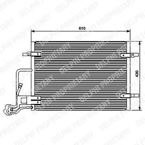 DELPHI tsp0225453 -  Конденсатор, кондиционер