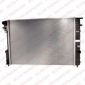 DELPHI tsp0524007 -  Радиатор, охлаждение двигателя