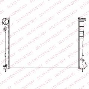 DELPHI tsp0524064 -  Радиатор, охлаждение двигателя