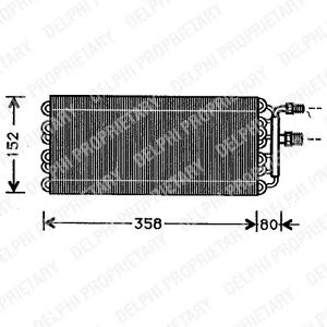DELPHI tsp0525089 -  Испаритель, кондиционер