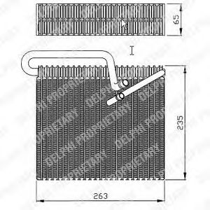 DELPHI tsp0525148 -  Испаритель, кондиционер