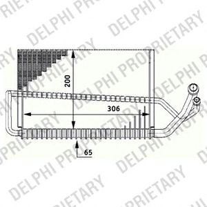 DELPHI tsp0525175 -  Испаритель, кондиционер