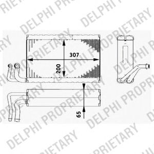 DELPHI tsp0525182 -  Испаритель, кондиционер