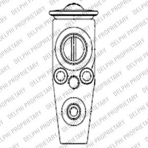 DELPHI tsp0585120 -  Расширительный клапан, кондиционер
