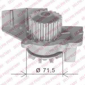 DELPHI wp2395 -  Водяной насос