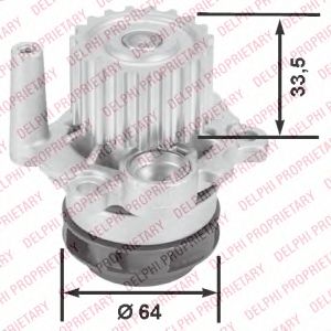 DELPHI wp2428 -  Водяной насос