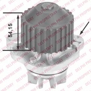 DELPHI wp2502 -  Водяной насос