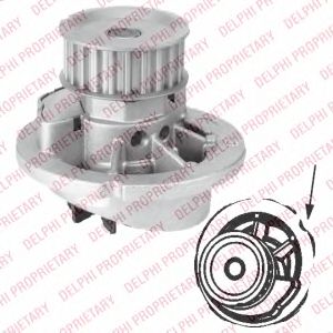 DELPHI wp2527 -  Водяной насос