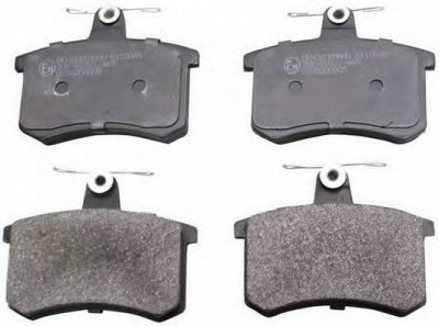 DENCKERMANN b110048 -  Комплект тормозных колодок, дисковый тормоз