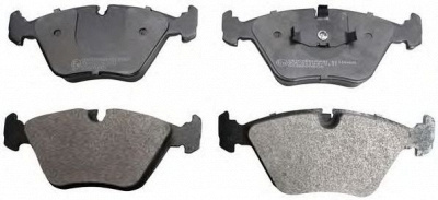 DENCKERMANN b110065 -  Комплект тормозных колодок, дисковый тормоз