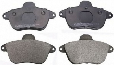 DENCKERMANN b110130 -  Комплект тормозных колодок, дисковый тормоз