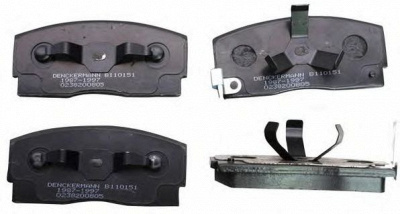 DENCKERMANN b110151 -  Комплект тормозных колодок, дисковый тормоз